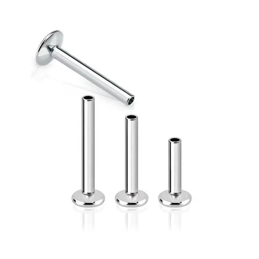 ASTM F136 titanium labret barbell